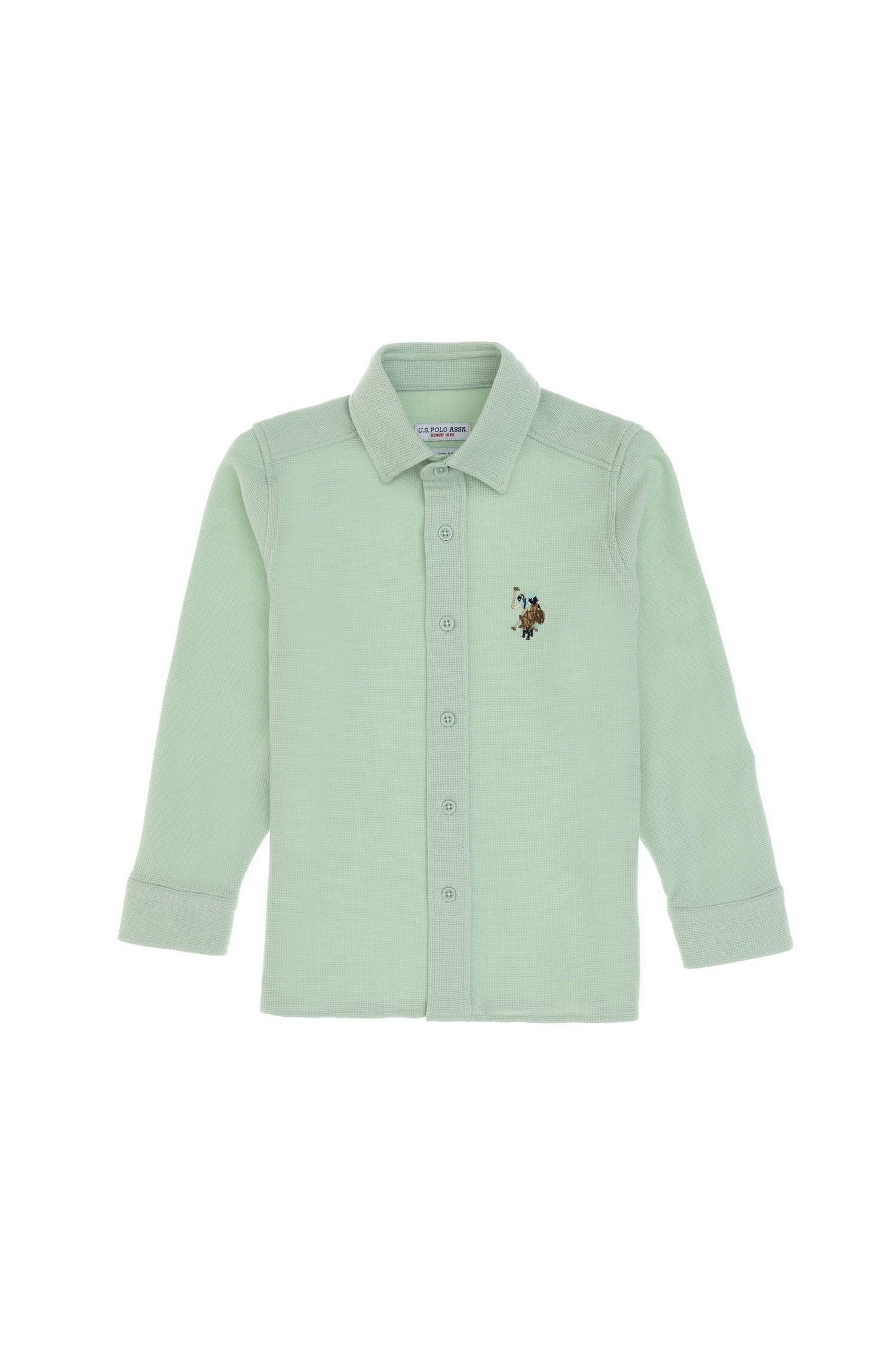 U.S. Polo Assn._Water Green Knitting Shirt_G083SZ0OG0 2111813_VR048_01