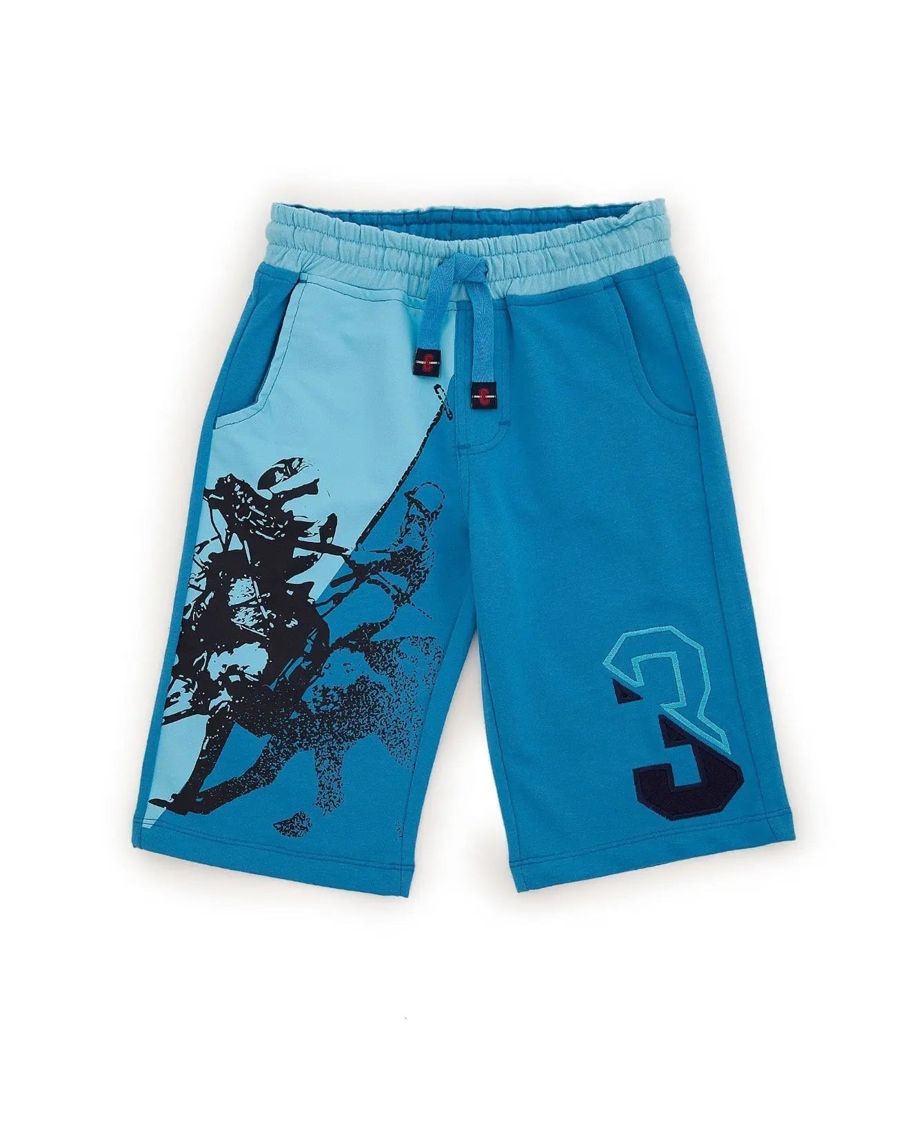 Middle Blue Knitting Short - BEVAVA