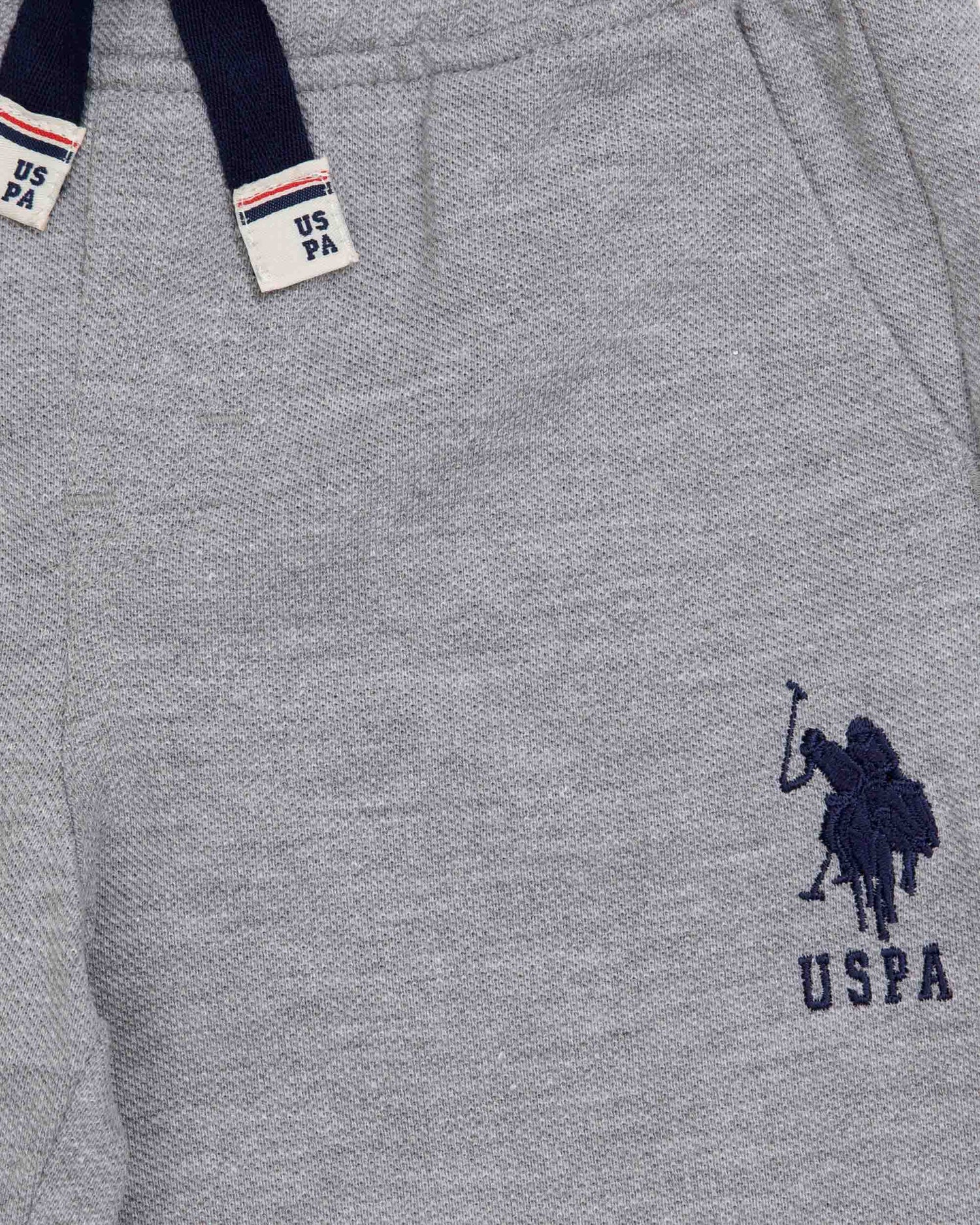LIght Grey Knitting Short U.S. Polo Assn.