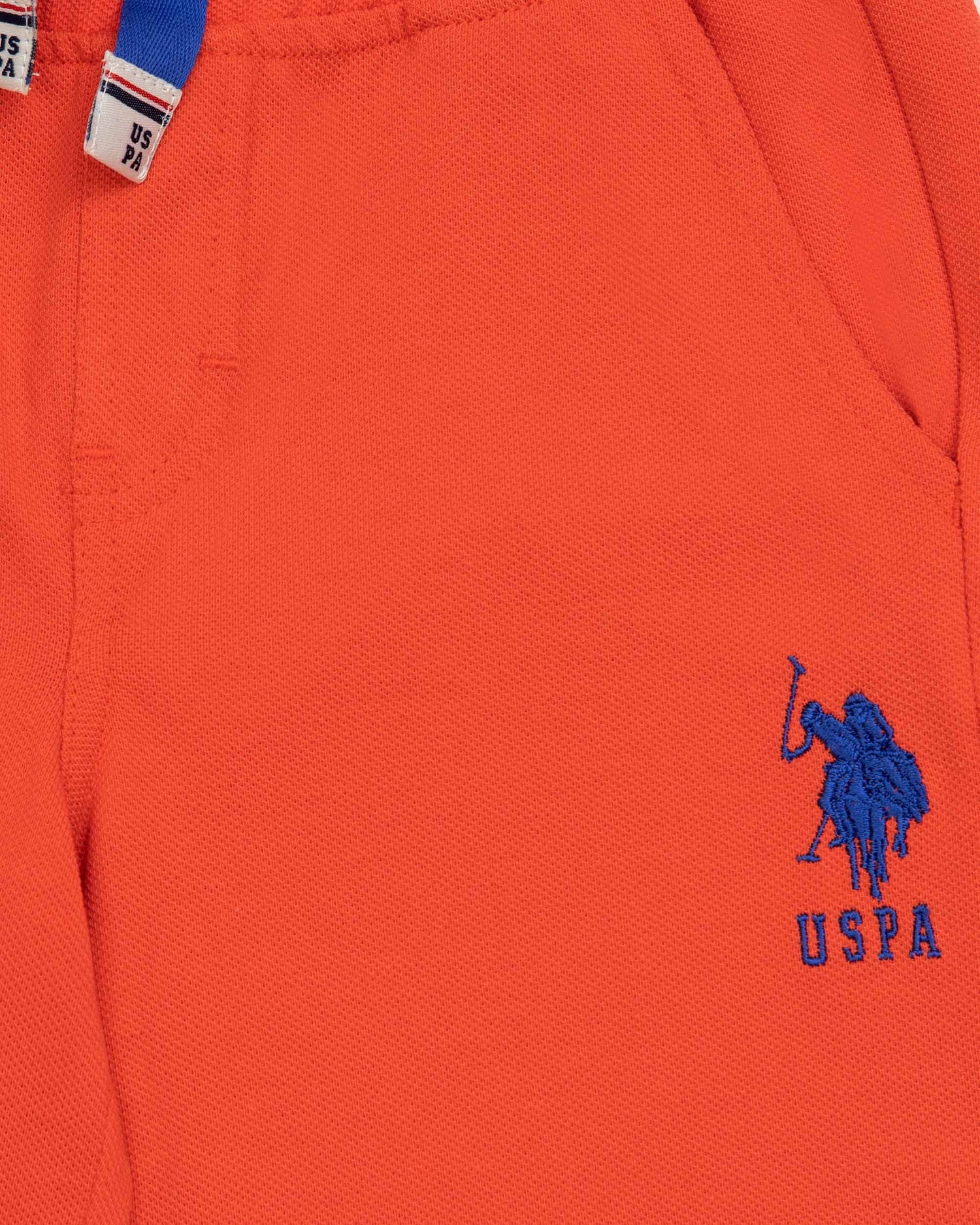 Orange Knitting Short - BEVAVA