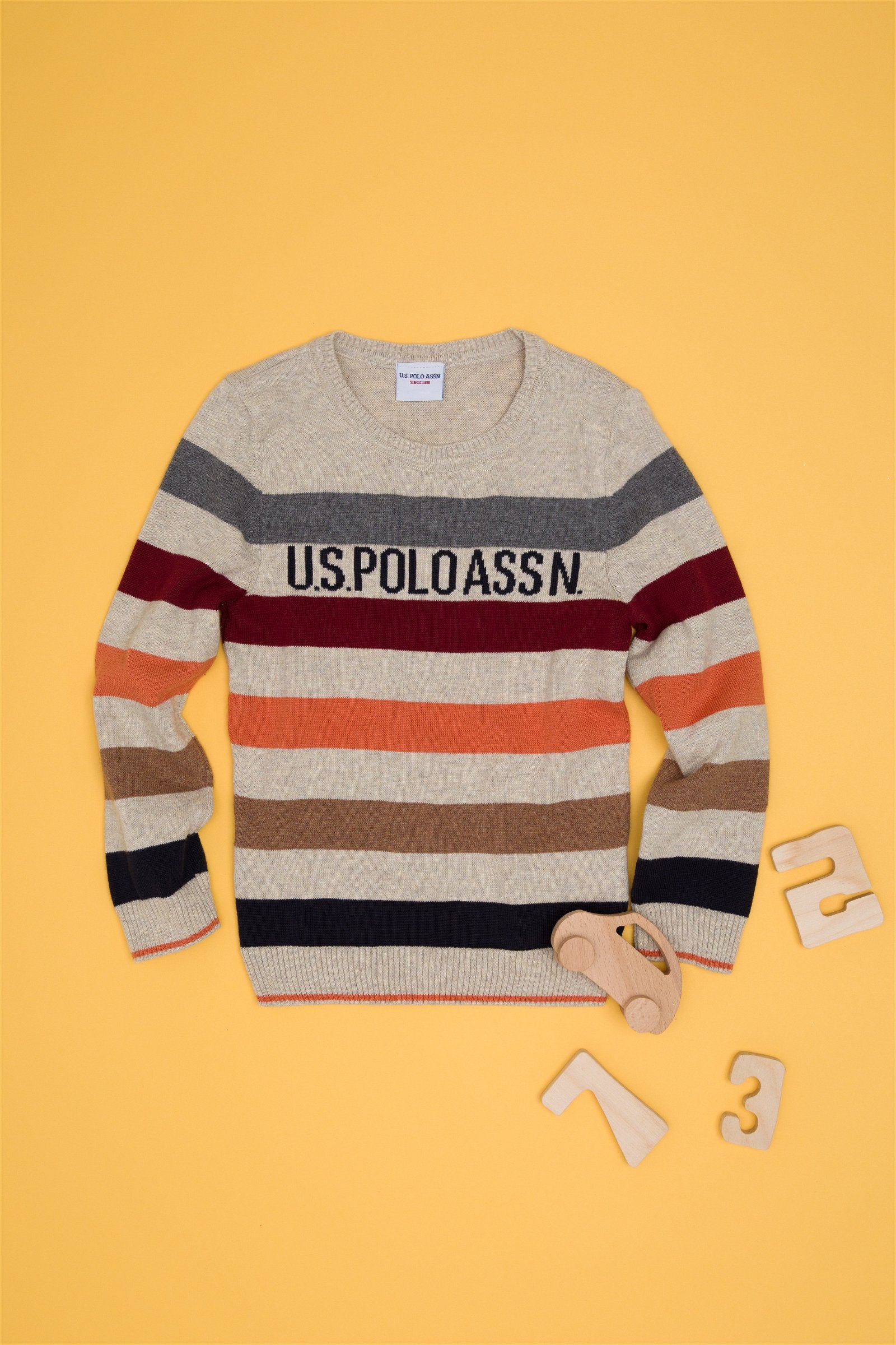 Beige Knitting Jumper