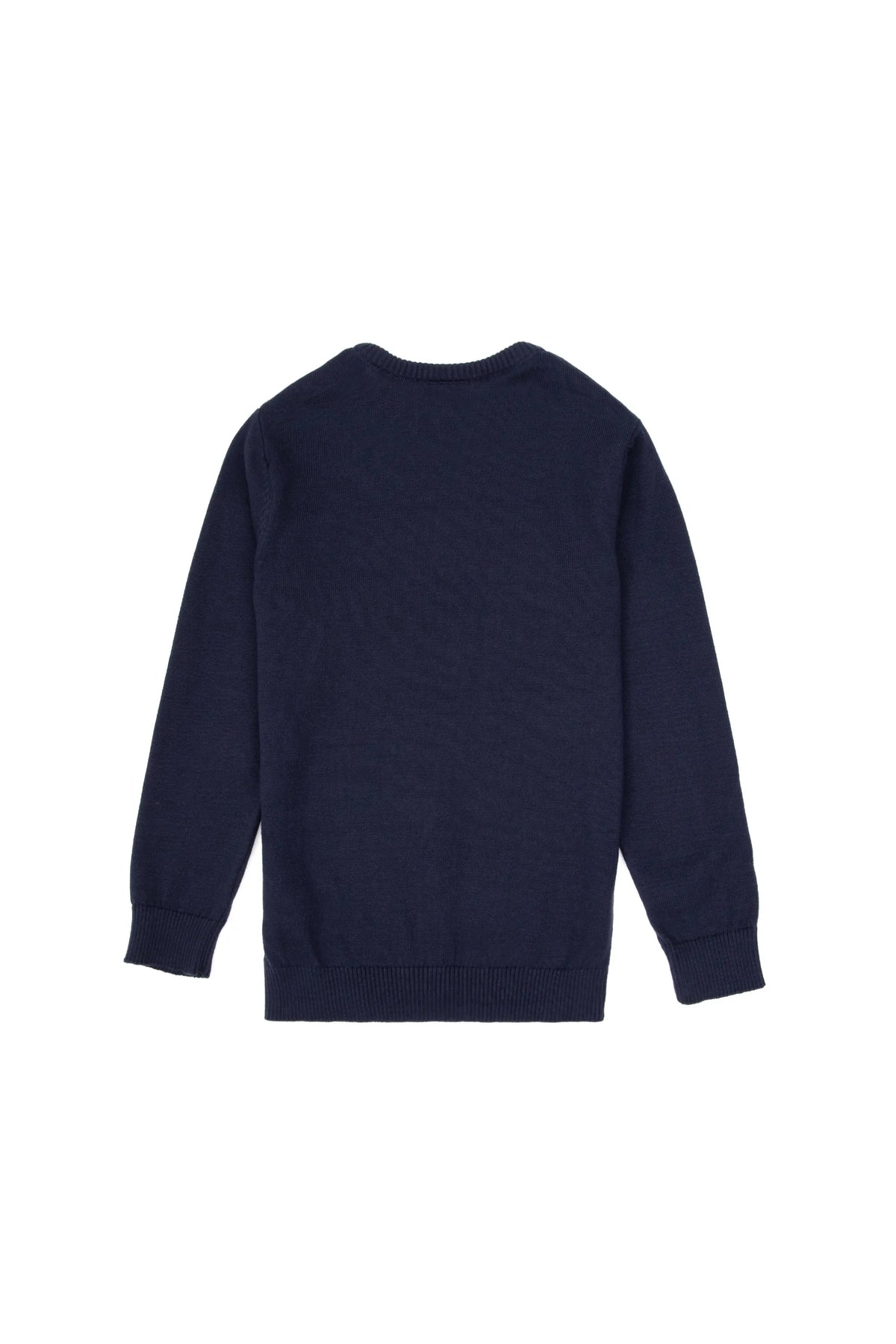 U.S. Polo Assn. Navy Boys Navy Fine Knit Crew Neck Sweater SKU: G083SZ0TK0 2227464_VR033 Image 02