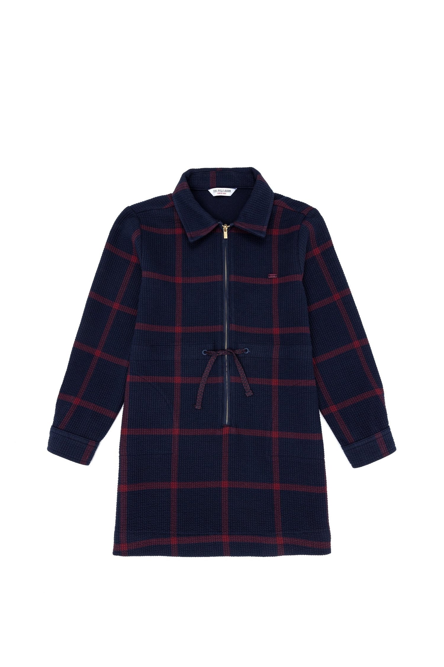 Dark Blue Woven Dress