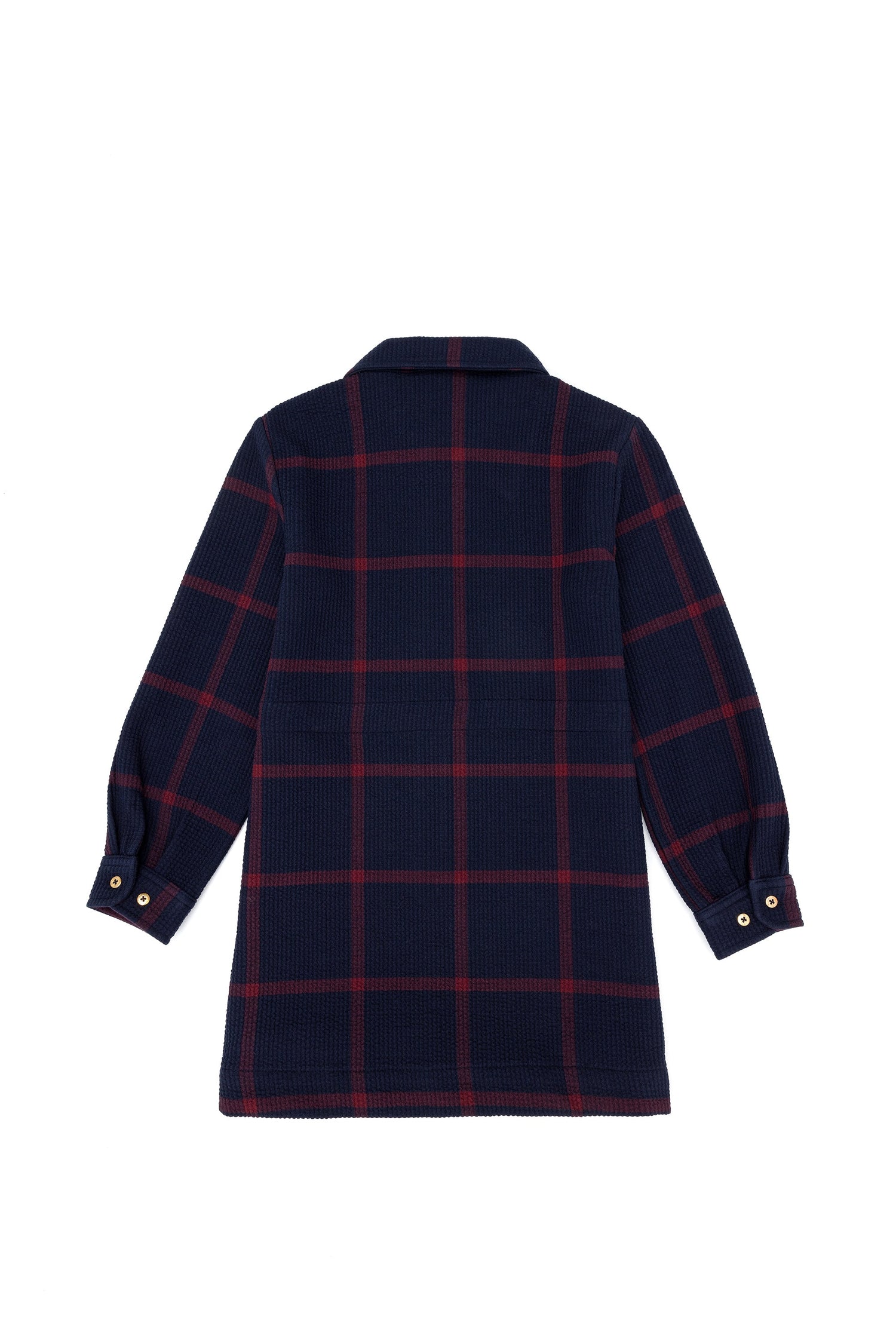 Dark Blue Woven Dress