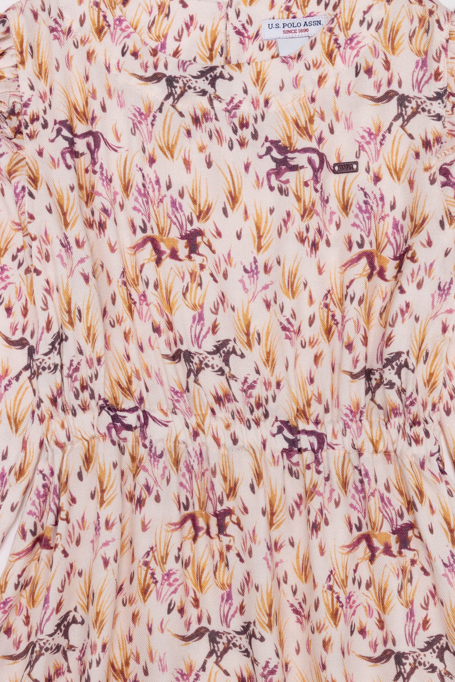 Beige Woven Dress U.S. Polo Assn.