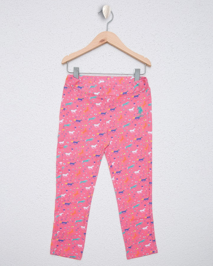 Pink Knitting Trouser U.S. Polo Assn.