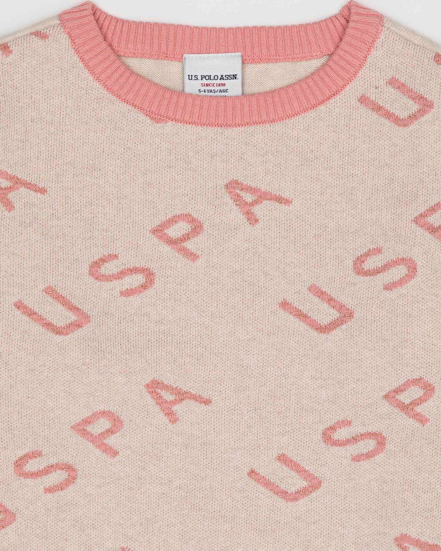 Red Knitting Jumper U.S. Polo Assn.