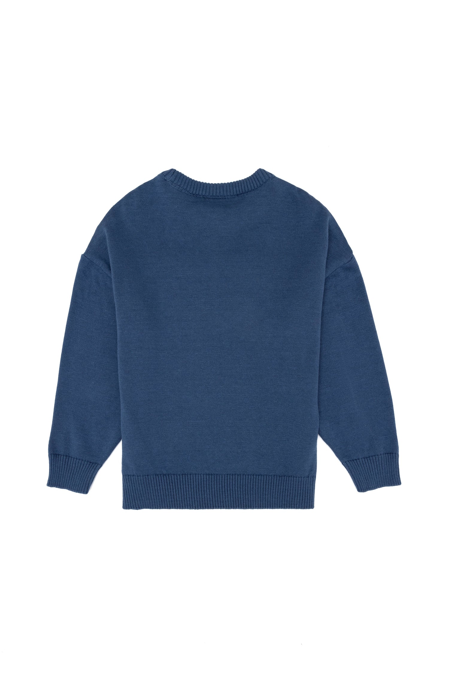 Mid Blue Knitting Jumper - BEVAVA