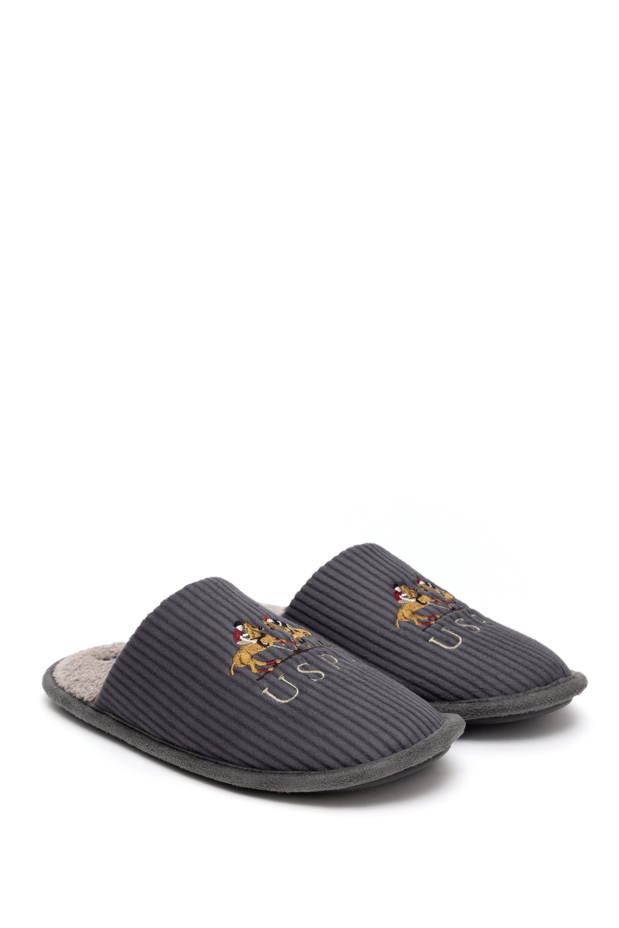 Dark Grey Slippers U.S. Polo Assn.