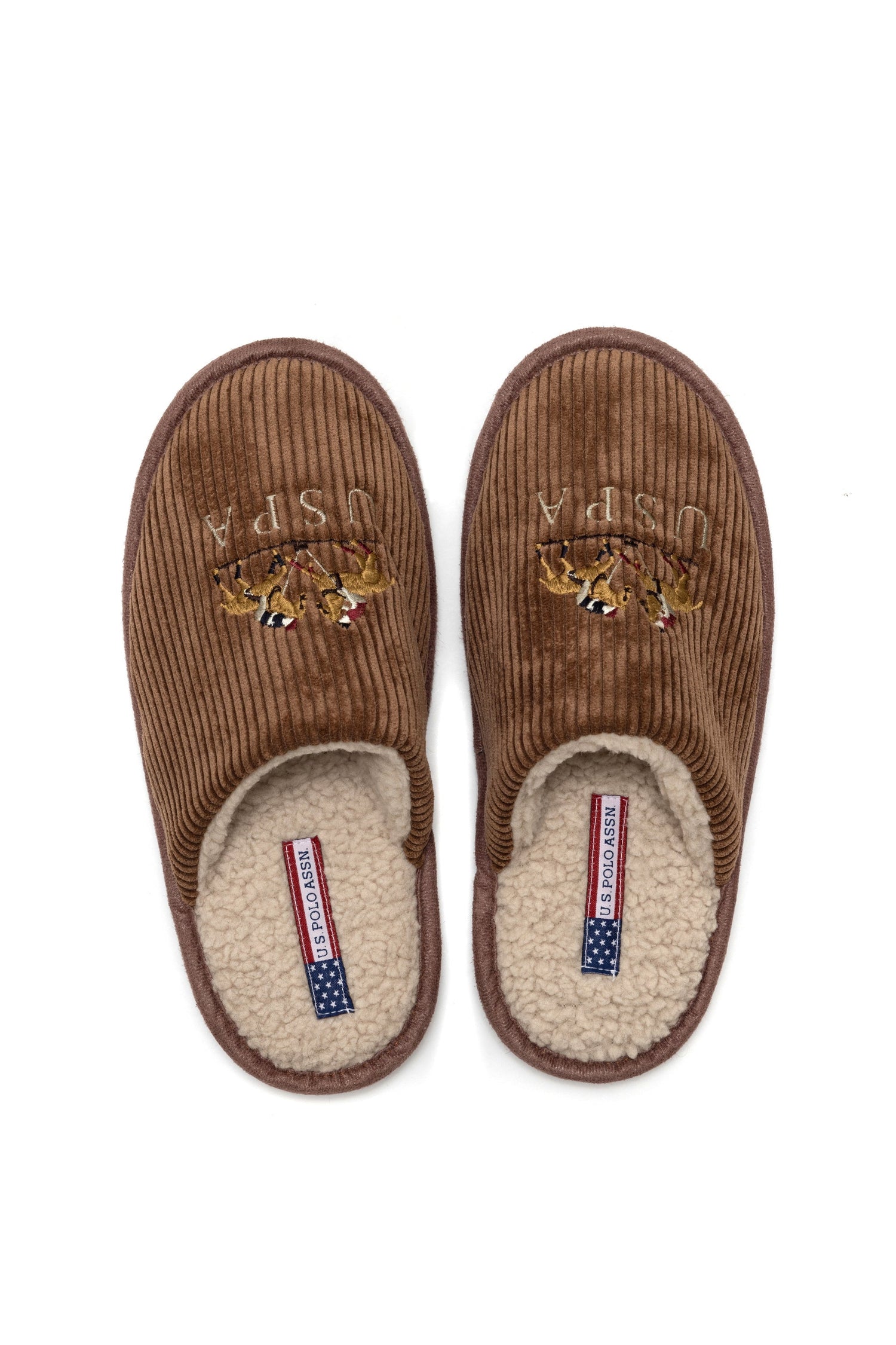 Brown Slippers U.S. Polo Assn.