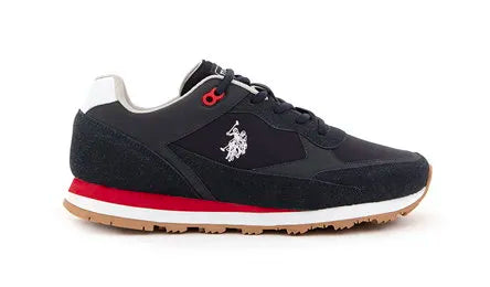 U.S. Polo Assn. Navy Men Navy Suede Running Trainers SKU: S081SZ0330 PU-11719_VR033 Image 01