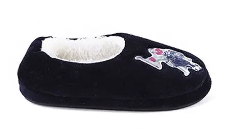 Dark Blue Slippers - BEVAVA