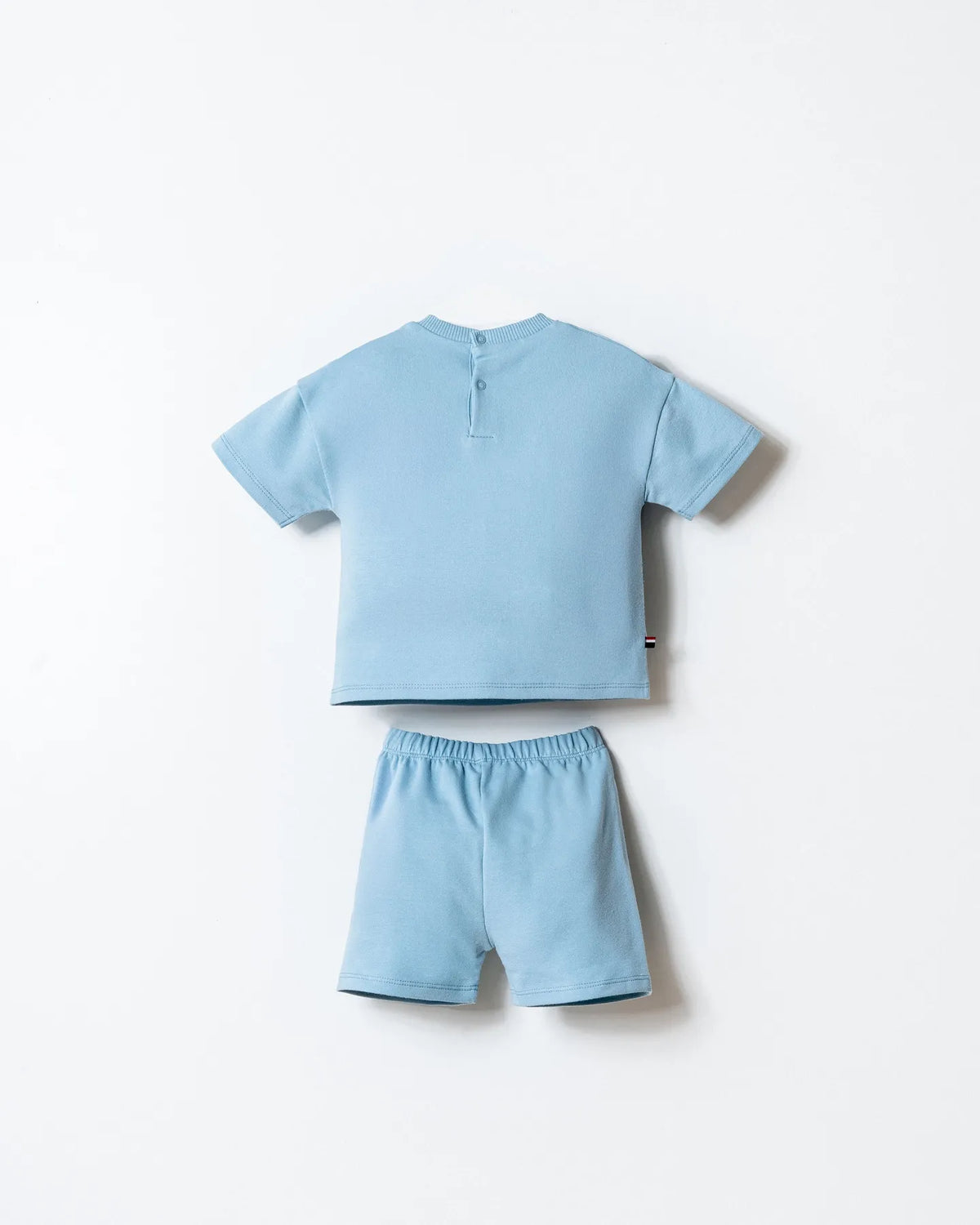 U.S. Polo Assn. Blue Baby Boy Blue T-Shirt and Short Set SKU: USB2868-YD_Blue Image 04