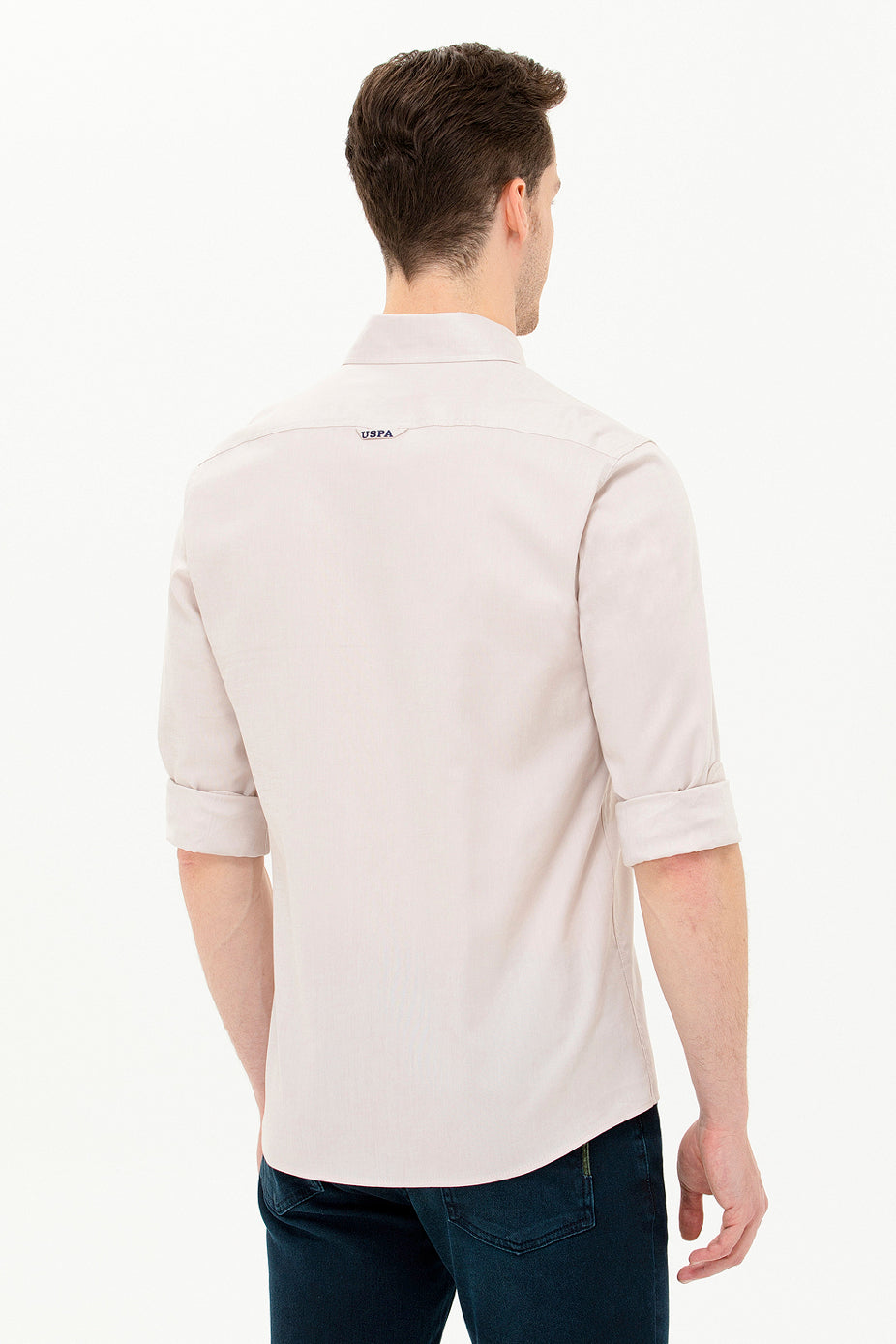 Beige Long Sleeve Shirt