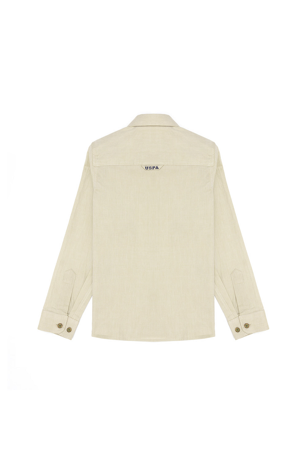 Beige Long Sleeve Shirt - BEVAVA