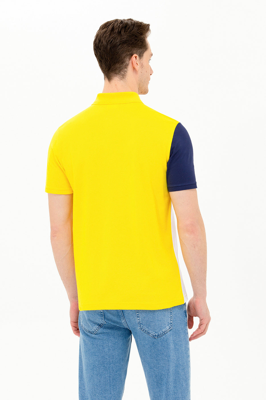 Multi-Color Short Sleeve Polo Shirt