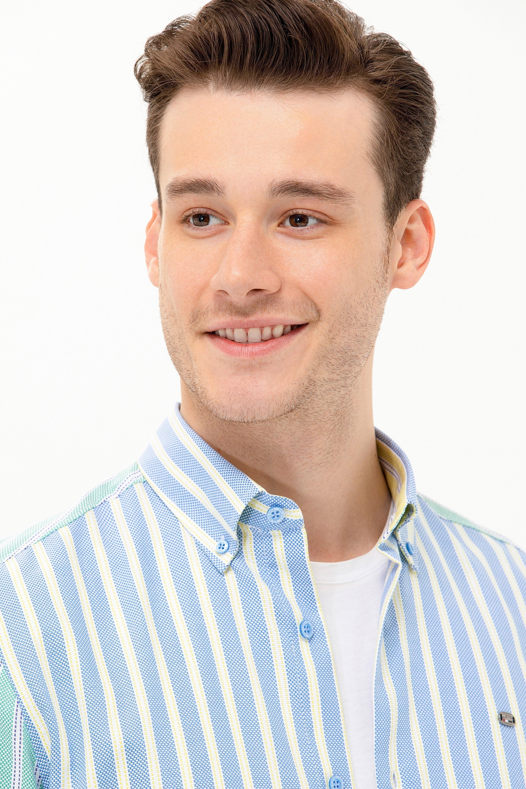 Multi-Color Striped Long Sleeve Shirt