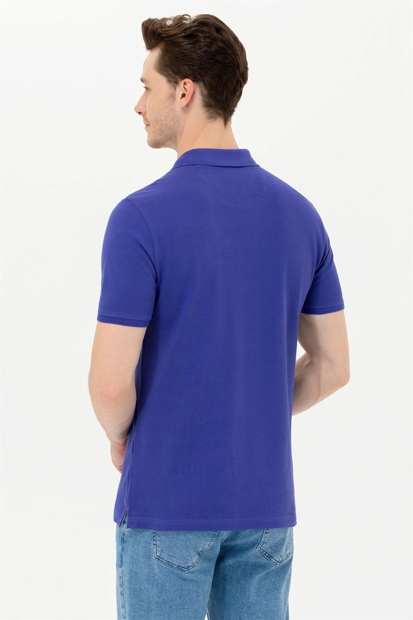 Royal Blue Short Sleeve Polo Shirt