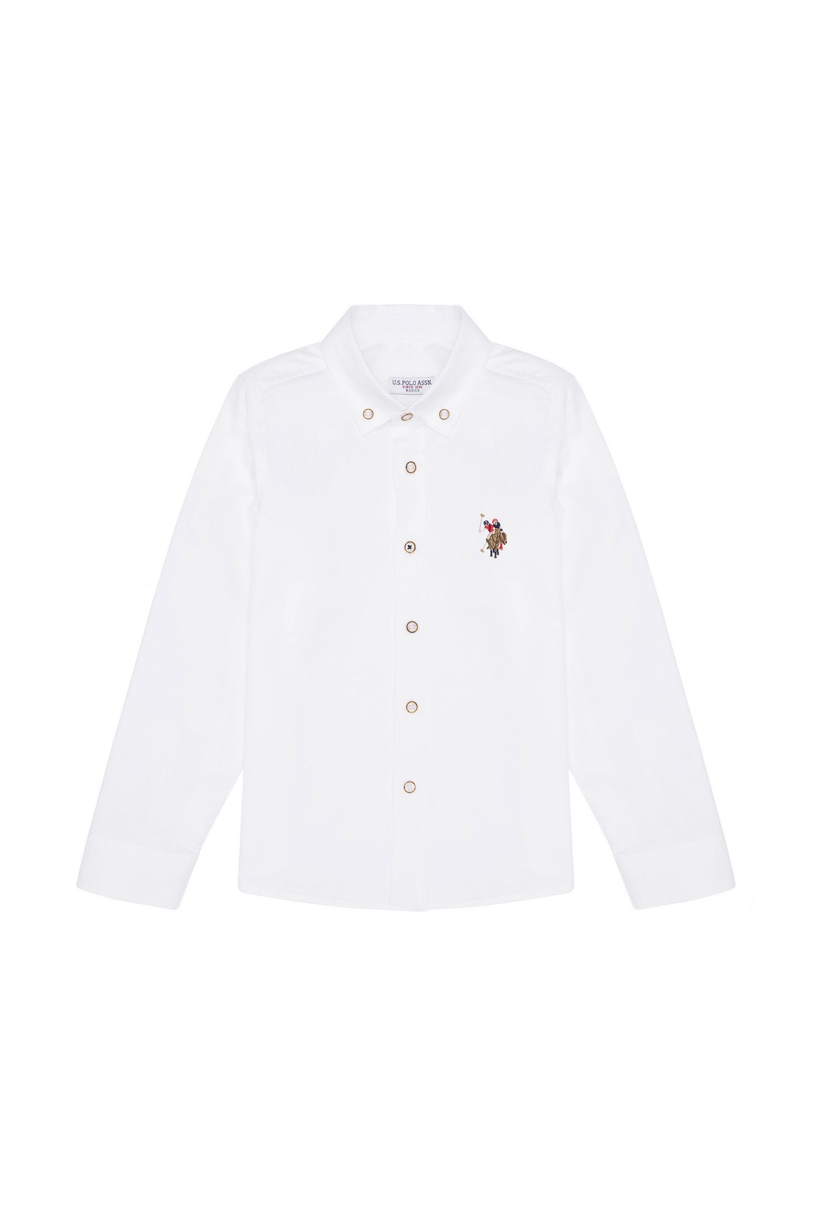 White Long Sleeve Shirt - BEVAVA
