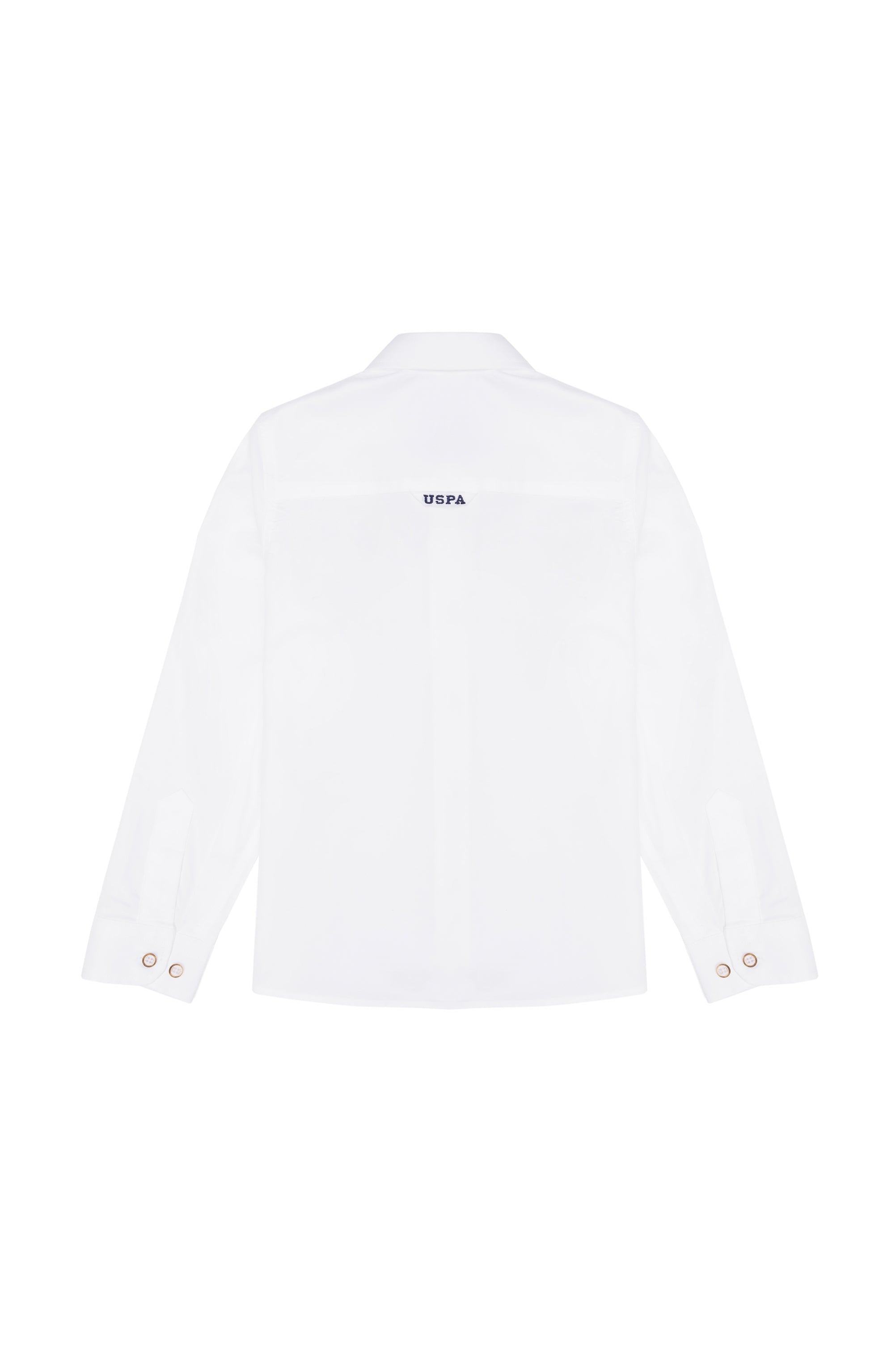 White Long Sleeve Shirt - BEVAVA