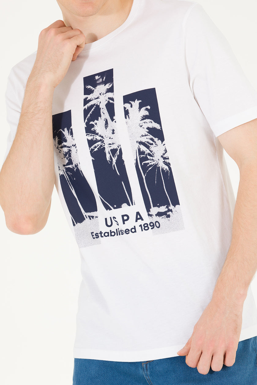 White Short Sleeve Graphic T-Shirt