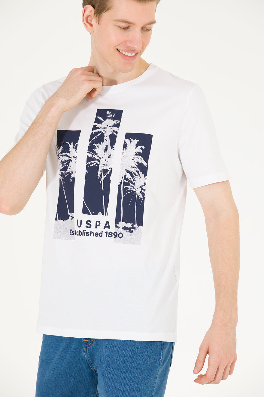 White Short Sleeve Graphic T-Shirt