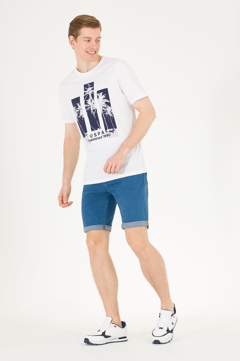 White Short Sleeve Graphic T-Shirt