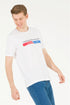 White Short Sleeve Graphic T-Shirt - BEVAVA