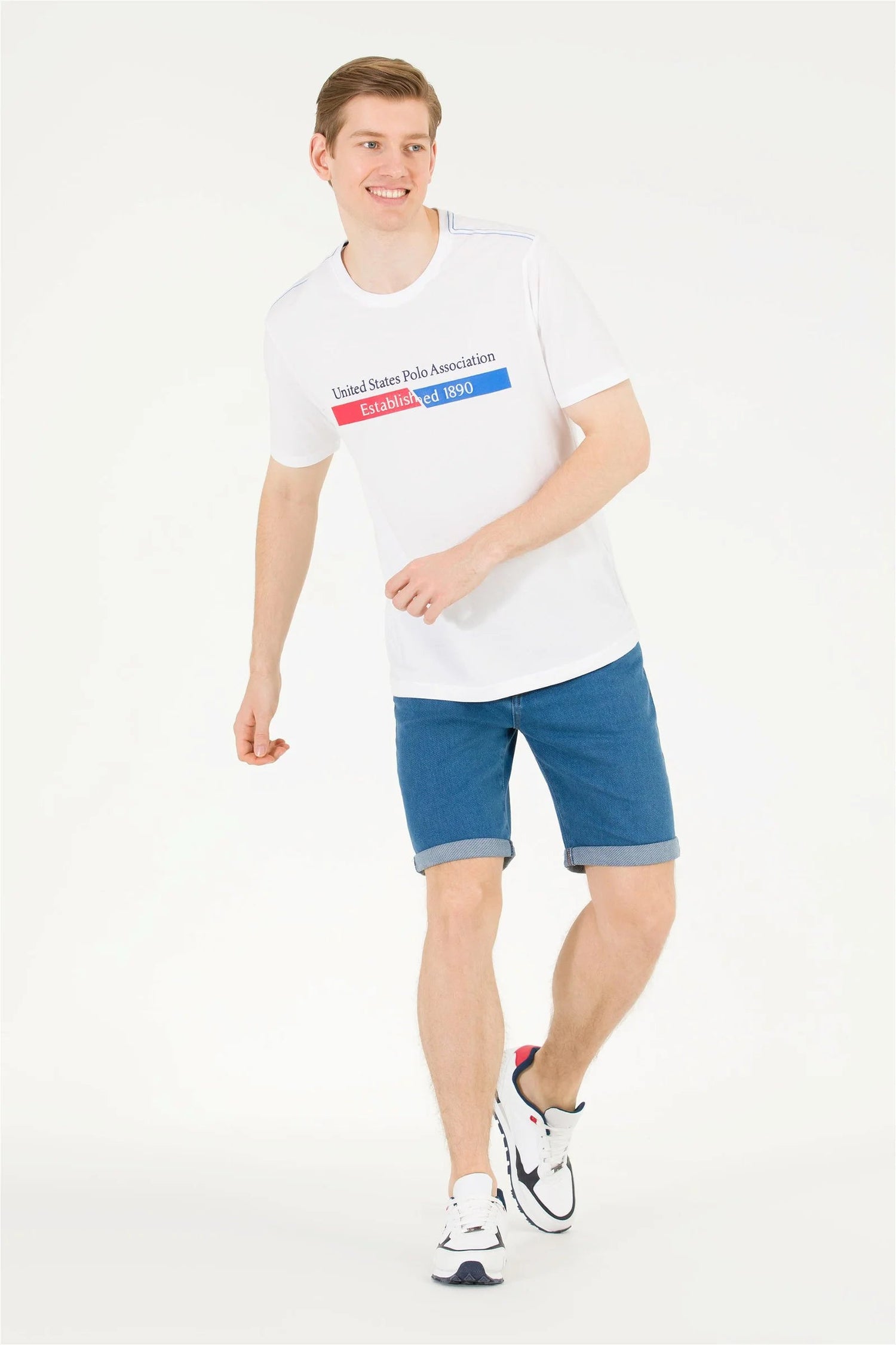 White Short Sleeve Graphic T-Shirt - BEVAVA