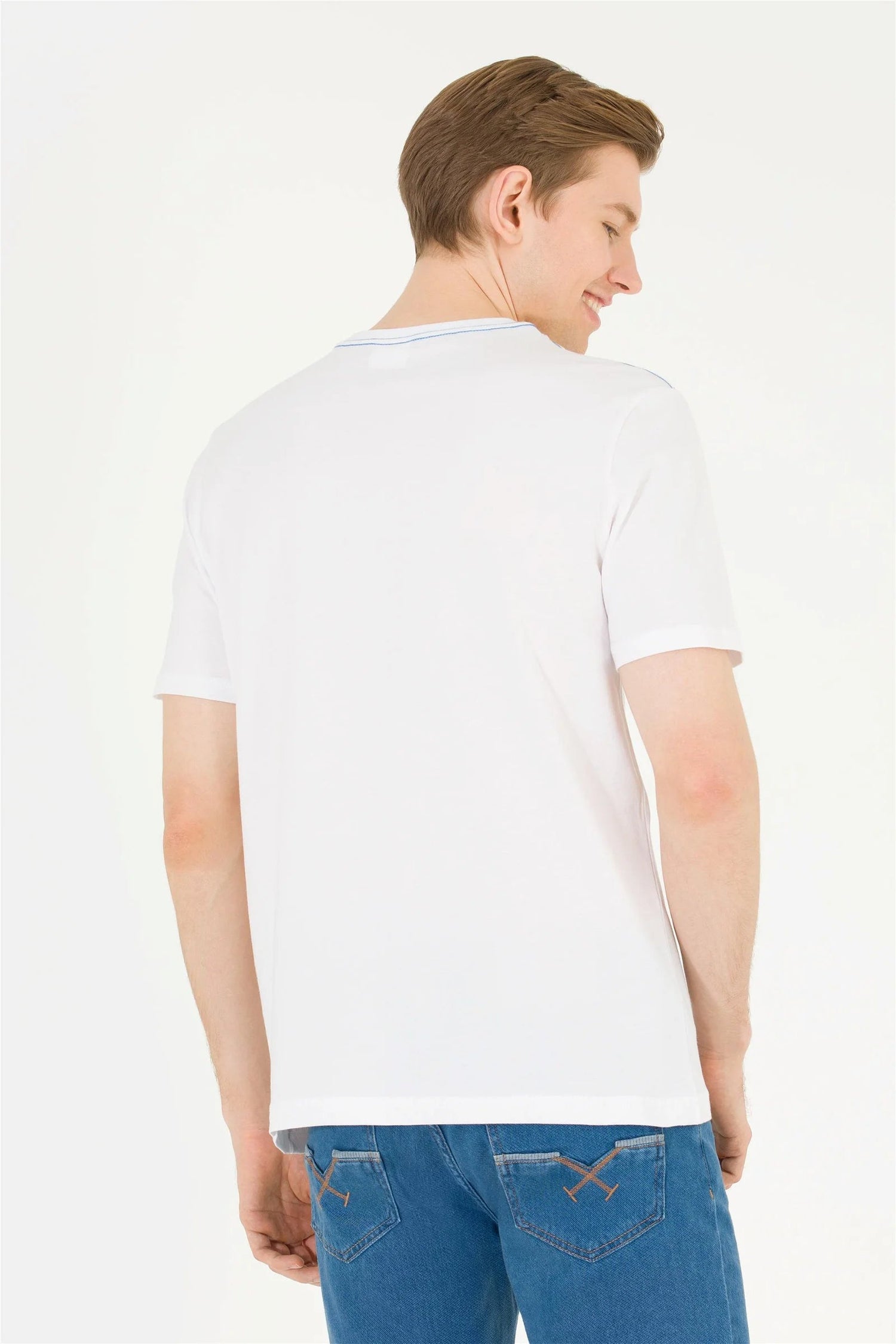 White Short Sleeve Graphic T-Shirt - BEVAVA