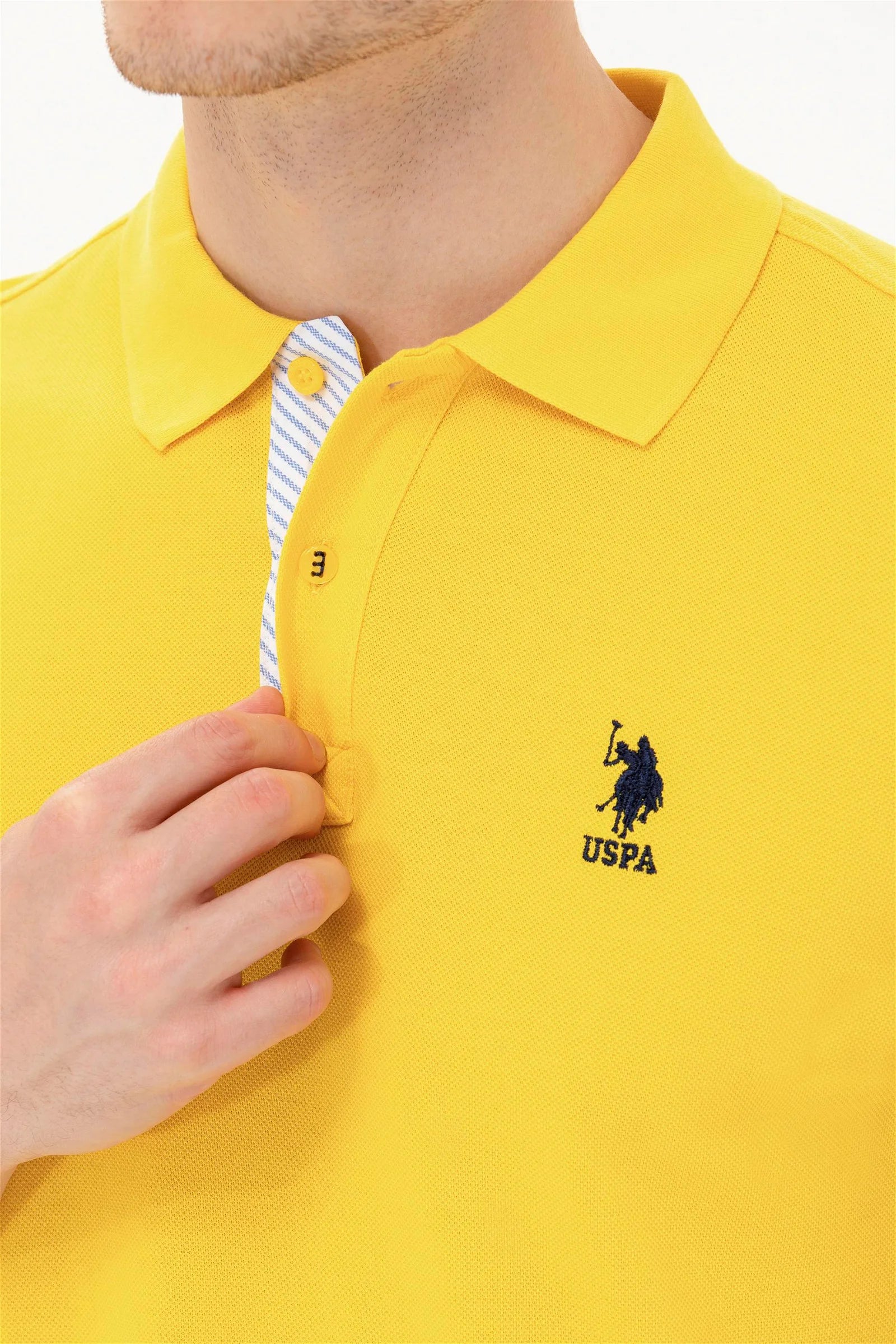 Yellow Short Sleeve Polo Shirt