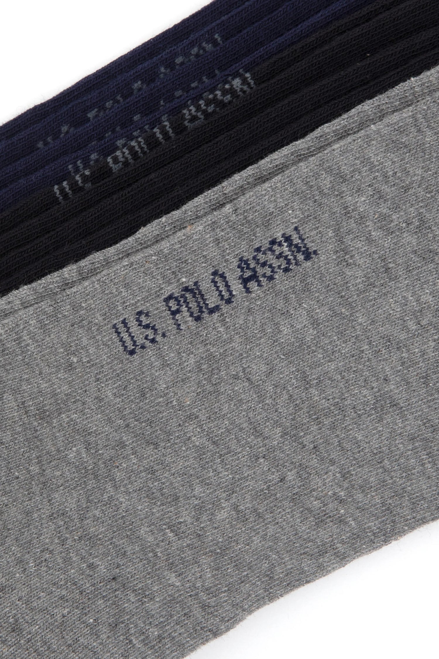 U.S. Polo Assn._Grey Melange_Grey Melange Socks_A081SZ013P01 GALI-SK25_VR086_03