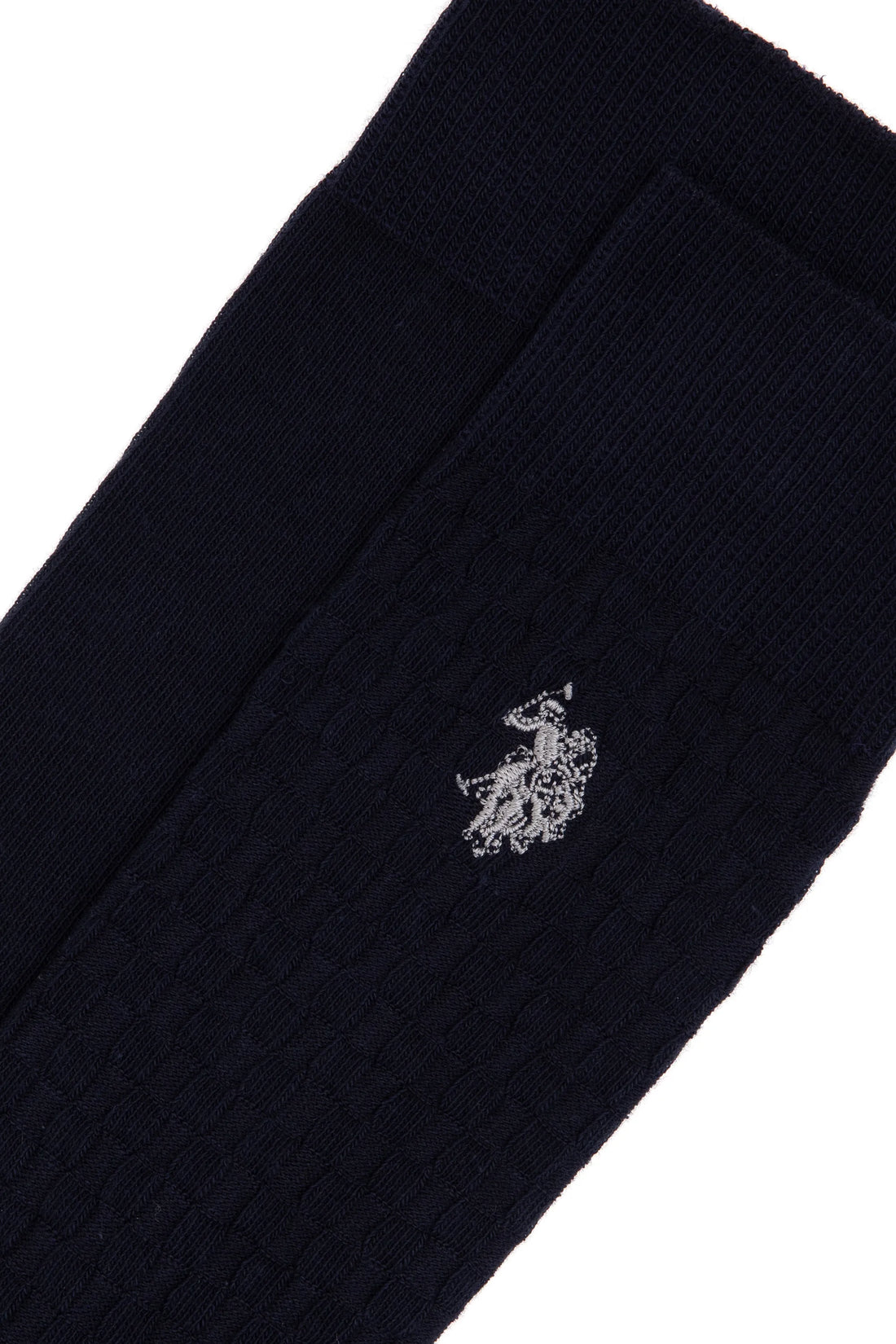 U.S. Polo Assn._Navy_Navy Socks With Logo_A081SZ013P01 TRON-SK25_VR033_02