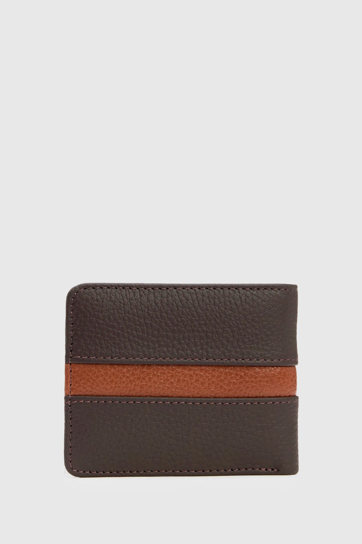 U.S. Polo Assn. Brown Men Brown Colour Block Leather Bifold Wallet SKU: A081SZ0CD0 PU-16898_VR029 Image 03