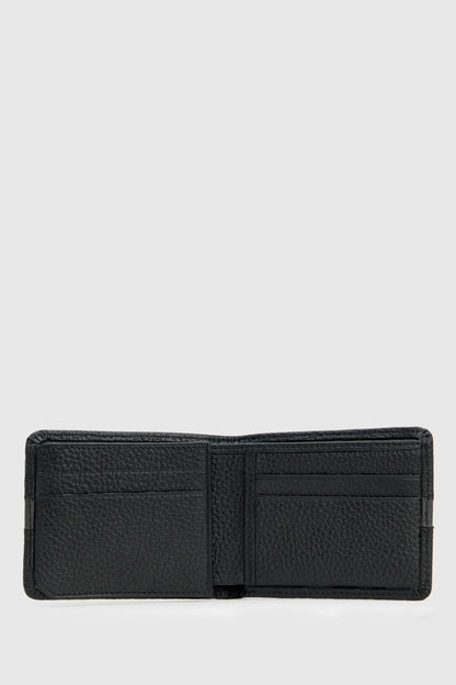 U.S. Polo Assn. Black Men Black Striped Leather Bifold Wallet SKU: A081SZ0CD0 PU-16898_VR046 Image 04