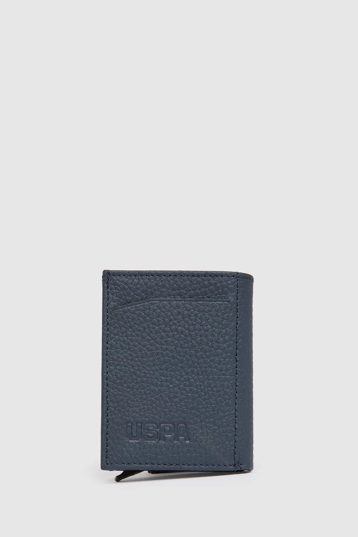 U.S. Polo Assn. Navy Men Navy Slim Leather Bifold Wallet SKU: A081SZ0CD0 PU-16899_VR033 Image 01