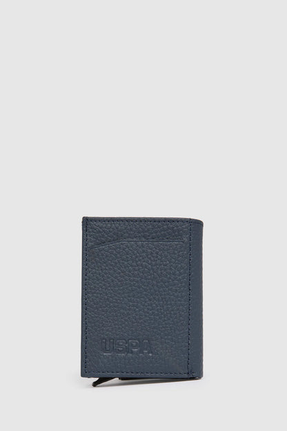U.S. Polo Assn. Navy Men Navy Slim Leather Bifold Wallet SKU: A081SZ0CD0 PU-16899_VR033 Image 01
