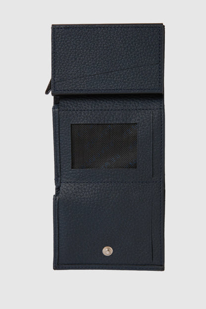 U.S. Polo Assn. Navy Men Navy Slim Leather Bifold Wallet SKU: A081SZ0CD0 PU-16899_VR033 Image 04