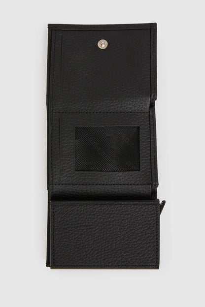 U.S. Polo Assn. Black Men Black Slim Leather Bifold Wallet SKU: A081SZ0CD0 PU-16899_VR046 Image 04