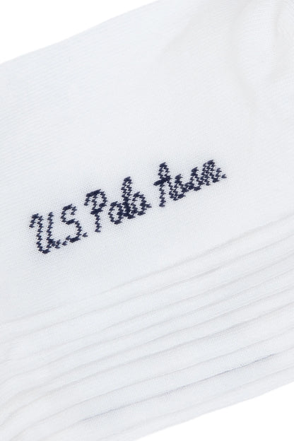 U.S. Polo Assn. White Women White 5 Pack Ankle Socks SKU: A082SZ013P02 CORA-5-SK25_BY0001 Image 03
