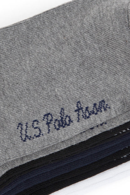 U.S. Polo Assn. White Women White Assorted 5 Pack Ankle Socks SKU: A082SZ013P02 CORA-5-SK25_VR013 Image 03