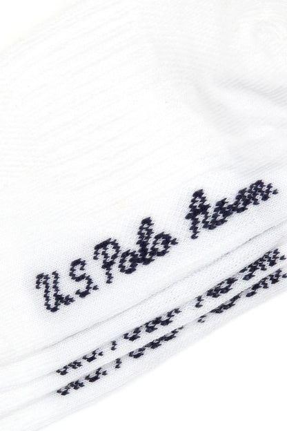 U.S. Polo Assn. White Women White 2 Pack Quarter Socks SKU: A082SZ013P02 SPORTY-SK25_VR013 Image 03