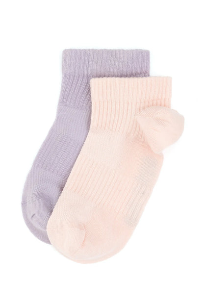 U.S. Polo Assn. Light Pink Women Light Pink 2 Pack Ribbed Socks SKU: A082SZ013P02 SPORTY-SK25_VR078 Image 01