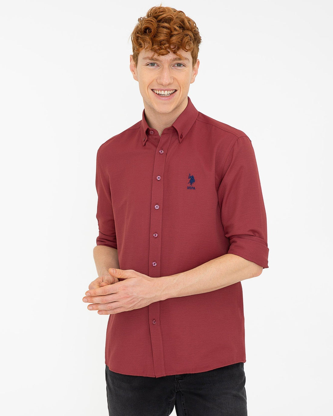 Red Shirt Long Sleeve U.S. Polo Assn.