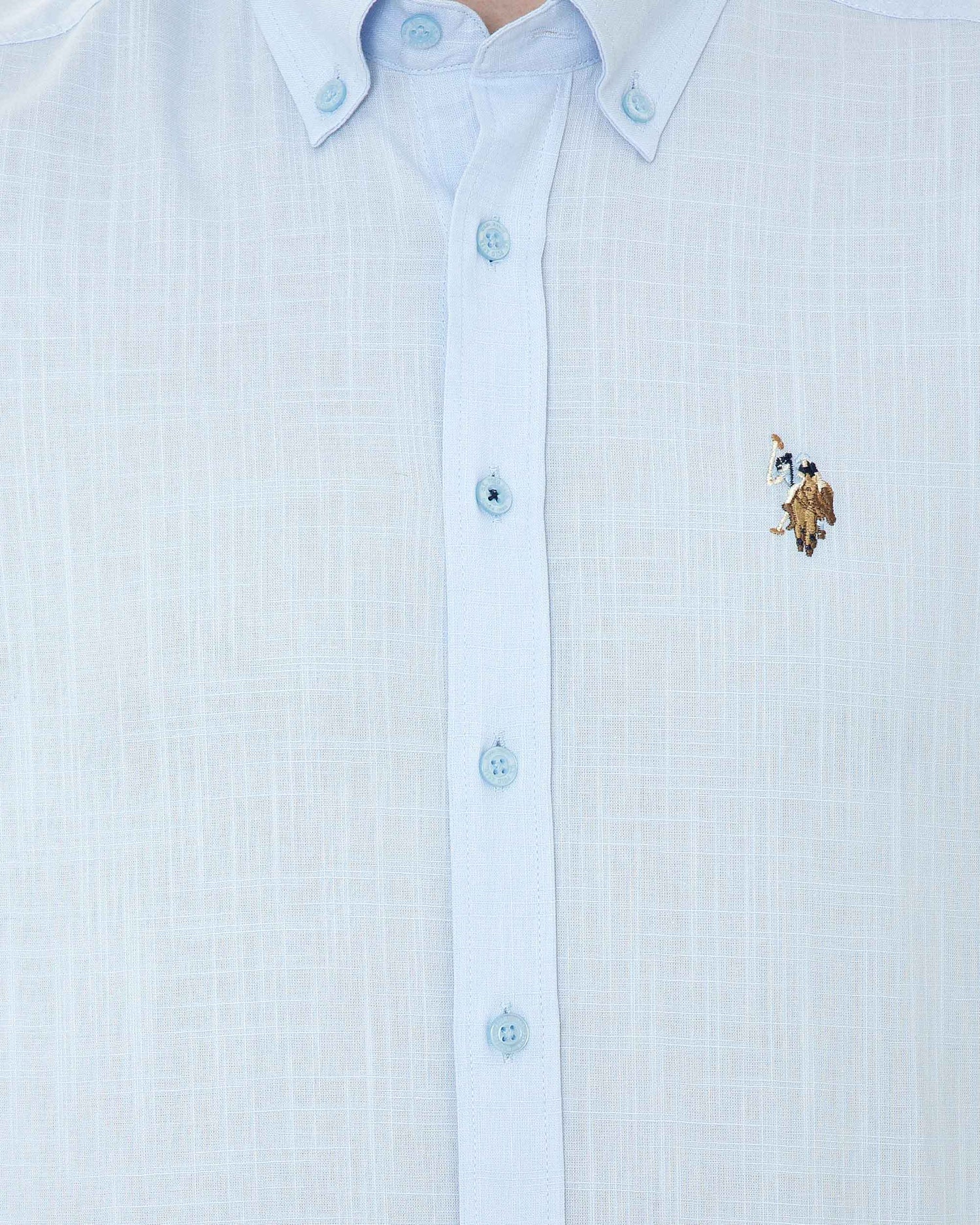 Light Blue Shirt Long Sleeve U.S. Polo Assn.