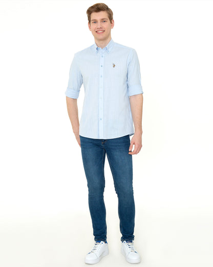 Light Blue Shirt Long Sleeve U.S. Polo Assn.