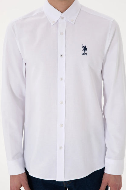 U.S. Polo Assn. White Men White Long Sleeve Shirt SKU: G081GL0040 2083841_VR013 Image 06