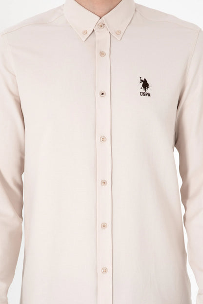 U.S. Polo Assn. Stone Men Stone Long Sleeve Shirt SKU: G081GL0040 2083841_VR049 Image 06