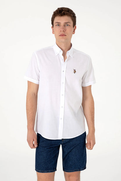U.S. Polo Assn. White Men White Shirt SKU: G081GL0040 2083854_VR013 Image 01