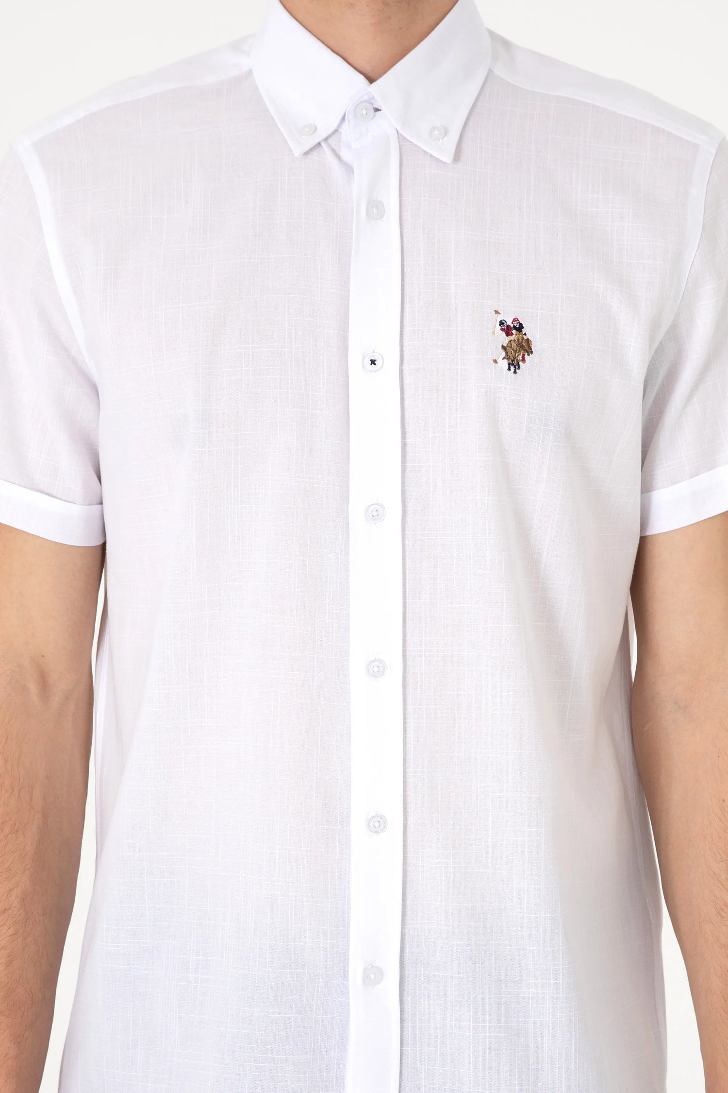 U.S. Polo Assn. White Men White Shirt SKU: G081GL0040 2083854_VR013 Image 06